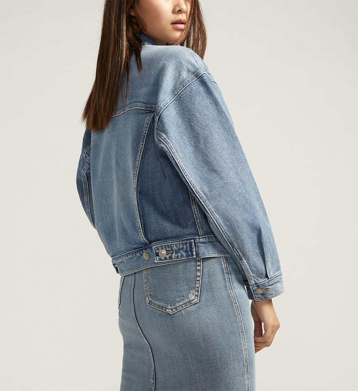 Denim Trucker Jacket, , hi-res image number 1